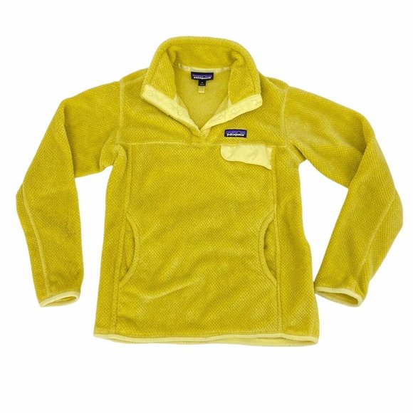 Patagonia Jackets & Blazers - Patagonia Snap T Yellow Fleece Pullover Women M Medium